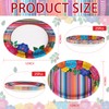 50Pcs Mexican Fiesta Party Plates 10" x 12" Large Disposable