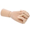 Wooden Hand Rotation Joint Professional Hand Model Various Shapes Wooden