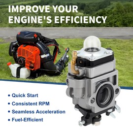 Wellsking PB-755ST Carburetor for Echo PB-755 PB-755H PB-755T PB-755SH PB-755ST PB-751 PB-751H for Shindaiwa EB-633RT Power Blower Replace A021000811 WYK-192 WYK192