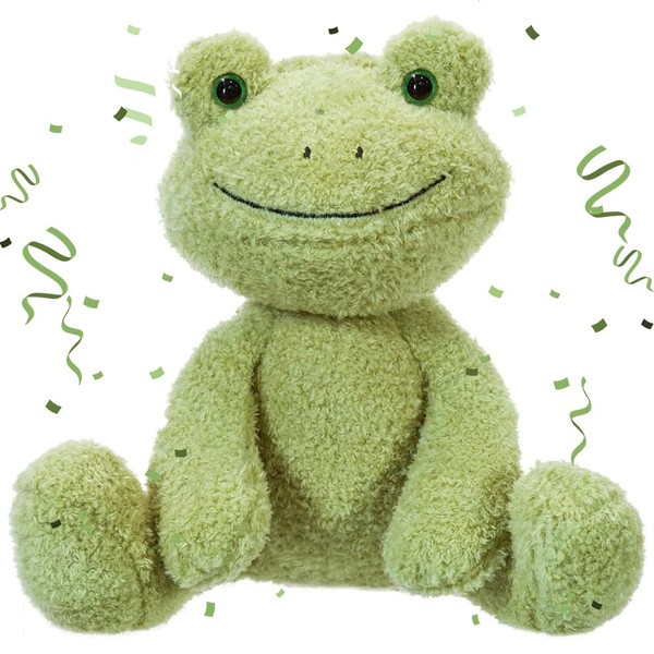 XNAUVOI Frog Cuddly Toy Children, Frog Cuddly Toy, Plush, Frog