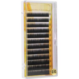 Cosiki Realzador de Cejas Individual, Extensión de Cejas Negras Mezcladas Suaves para un Aspecto Sedoso y Curvo, 12 Piezas de Falsas Reutilizables