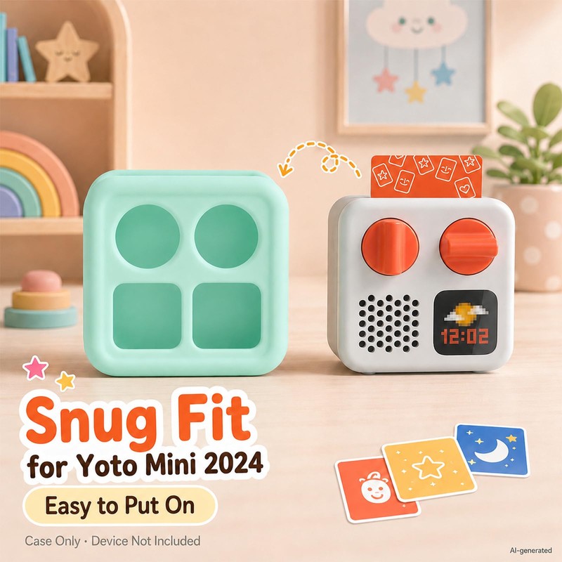Againmore Silicone Case for Yoto Mini 2024, Kids Protective Cover