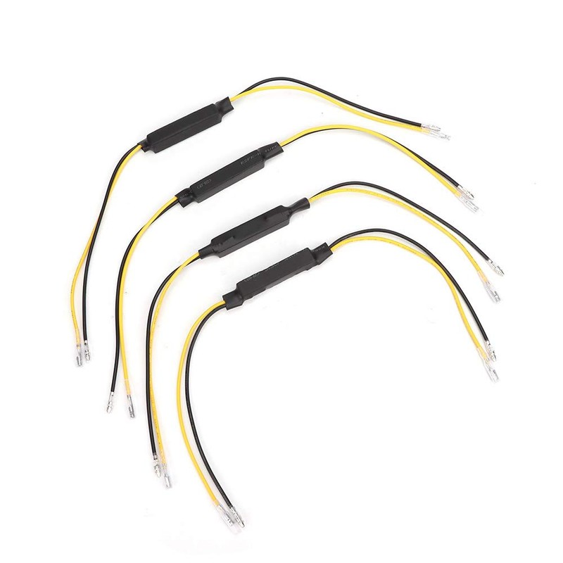 Majatou Motorcycle LED Decoder, 4PCS 12V 24V 20W Motorcycle LED