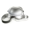 Mess Kit,Three Part Portable 1.5L Mess Tin for Camping, Hiking