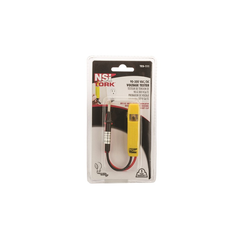 NSi Industries TES-111 Twin Probe Voltage Tester, 80-250 VAC,Neon
