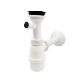 Plastic Siphon with Washing Machines or Dishwasher Connection Drain Pipe