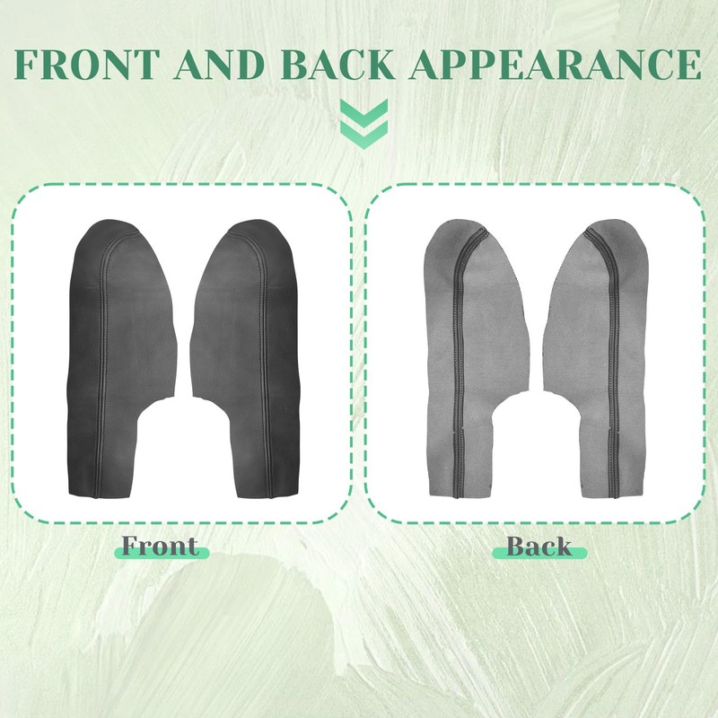 VKGUG 2PCS Front Door Panel Armrest Cover Replacement Compatible with