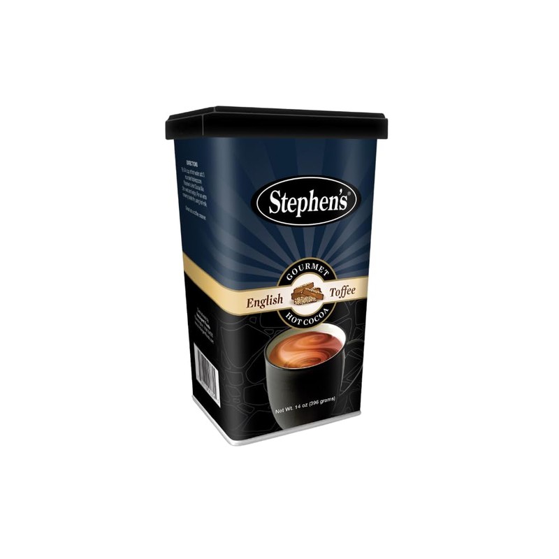 Stephen's Gourmet Hot Cocoa, English Toffee, 14 OZ (Pack of