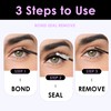 GAQQI Lash Bond and Seal and Remover, Waterproof Lash Clusters