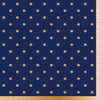 Design Design Gold Swiss Dots Beverage Napkin, 5-Inch, Midnight Blue,