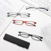 OWTXIS Ultra thin Folding Reading Glasses for Women Men Compact