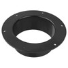 Abuff 4-inch Duct Connector, 2 Pack Plastic Straight Pipe Flanges,
