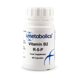 Vitamin B2 Riboflavin 47.5mg- by Metabolics | 3393% NRV | B2 Capsules Containing Riboflavin 5 Phosphate - Additive Free Supplement