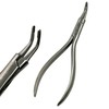 Dental Root Fragment Forceps 5" (12.70cm), 90 Degree Angle Jaws, German Stainless Steel Dental Pliers (1 Piece)