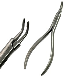 Dental Root Fragment Forceps 5" (12.70cm), 90 Degree Angle Jaws, German Stainless Steel Dental Pliers (1 Piece)