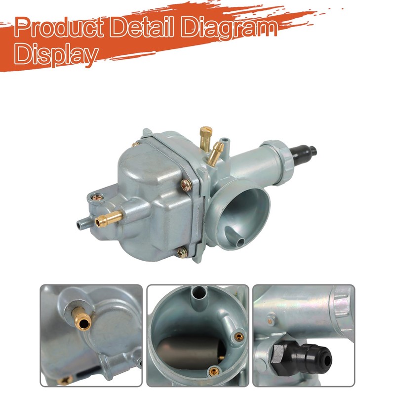 ‎labwork Carburetor and Throttle Cable Replacement for Kawasaki Bayou 220