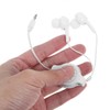 KOMBIUDA 2Pcs Retractable Wired Earbuds for Clear Sound Noise Isolation