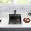 HOTIS 18 x 18 Inch Black Bar Sink Drop in