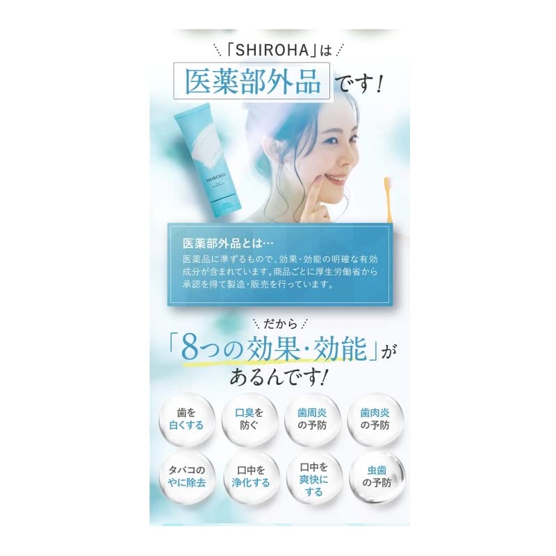 FUMENT SHIROHA Whitening Gel 2.8 oz (80 g) Whitening Gel