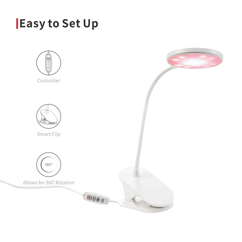 RiverLux LED Grow Light for Indoor Plants, 360 Degree Adjustable