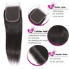 Fulang Hair 4x4 HD Lace Closure Brazilian Human Hair Free