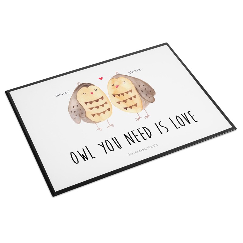 Mr. & Mrs. Panda Desk Mat Owl Love - Gift,
