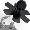 Kaedear KDR-R24 1-Inch Ball, Double-Sided Tape, Base Mount, Flower Shape,