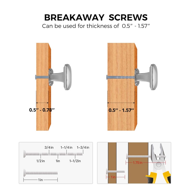 Home Expert Cabinet Knobs 10 Pack Brushed Nickel Kitchen Cabinet