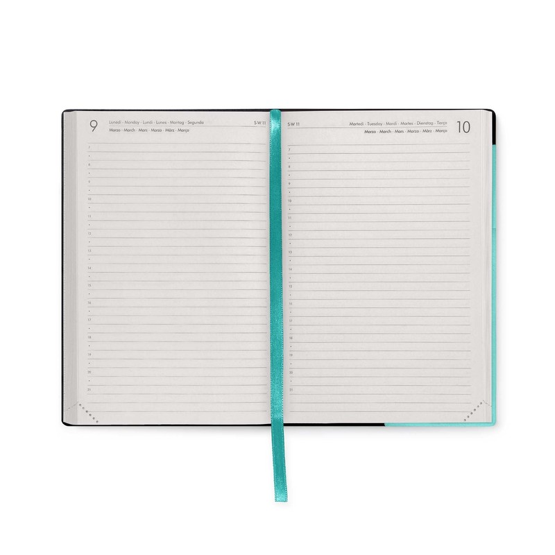 Legami - Daily Diary 2025-2026, 16 Months Medium, Aquatic Awe,