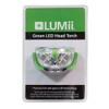 LUMii 10-465-200 LED Head Torch - Green