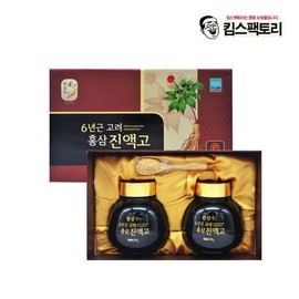 6년근 고려 홍삼 진액고 500gx2병 선물용보자기 포함 6-Year-Old Korean Red Ginseng Extract 500g x 2 Bottles with Gift Wrapping