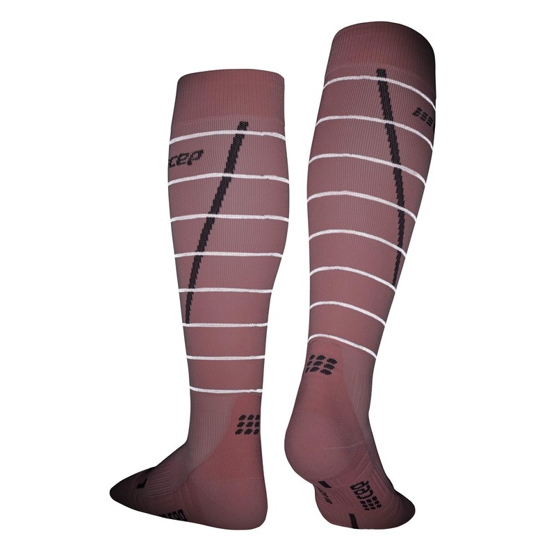 CEP Reflective Compression Socks for Women, Reflective Running Socks in