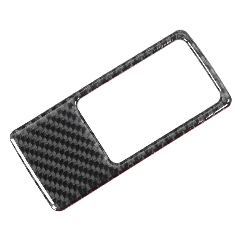 Parking Switch Panel Frame Cover Carbon Fiber Sticker Fit for