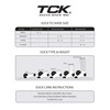 TCK Performance Baseball/Softball Socks (Hot Pink/White/Black, Large)