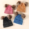 Balakaka 3-in-1 Children's Winter Hat Scarf Gloves Girls Set of