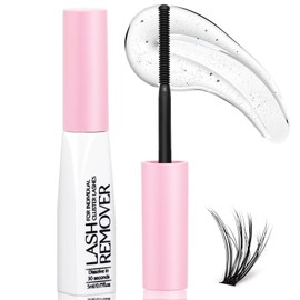 Miuffue Deep Cleansing Cluster Lash Remover, Eyelash Glue Remover for Individual False Lashes, 15s Fast Removal, Safe Ingredients, Cruelty-Free, 0.17 fl oz