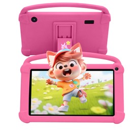 ZZB Kids Tablet 7 inch for Boys Girls Android 12 Tablets for Kids 4GB RAM 32GB ROM Toddler Tablet WIFI Bluetooth Safety Eye IPS Screen Parental Control, Dual Camera Shockproof Case for Educational, Games.