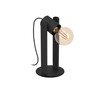 EGLO Plimsoll Table Lamp, Bedside Lamp with Swivelling Spot, Table