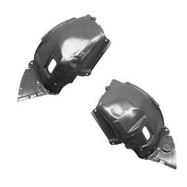 Parts N Go 2007-2013 328i 328xi Front Driver & Passenger Side Fender Liner Set Front Section - 51717154415 BM1250120