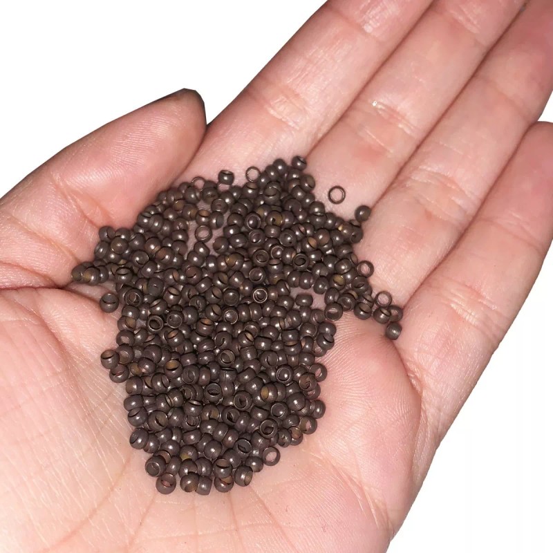 Nanoorings 1000 Nano Ring Cafe Claro Para Aplicar Extensiones D