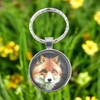 Promotech Smart Fox Keyring - Flat Epoxy Resin Metal Keyring