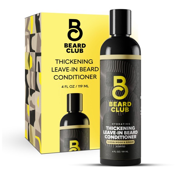 The Beard Club Thickening Leave-In Beard Conditioner for Men –