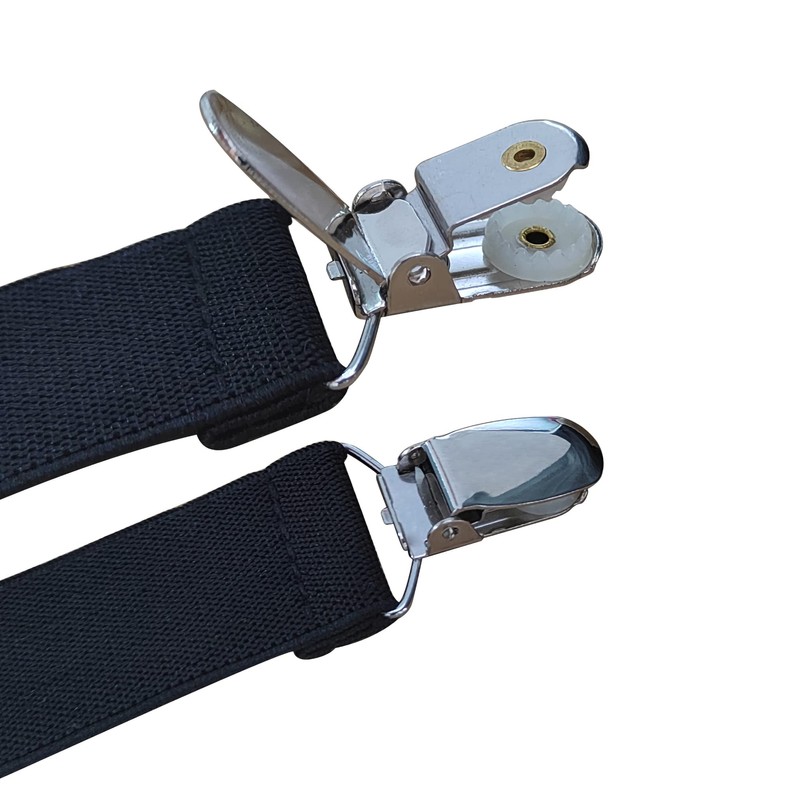 Kedofe Mens Shirt Stays Military Adjustable Elastic Garter Straps Sock