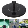 Solar Powered Bird Bath Fountain, Solar Fountain, Detachable Solar, Anti‑Clogging