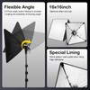 LDGHO Photo Studio Softbox Lighting Kit, 16 x 16 inches,