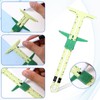 Heclia T-Shaped Sliding Gauge Sewing Gauge Measuring Tool Set 5-in-1