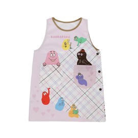 Marushin 5525005100 Barbapapa Apron, Women's, Nursery Teacher, Heart Full Family, Character, Cute, Adult Run, Nursery School, Kindergarten