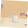 TEHAUX Gooseneck Coffee Kettle Stainless Steel Pot with Ergonomic Handle