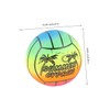 WHAMVOX 2pcs Inflatable Rainbow Volleyballs for Bouncy Beach Balls for