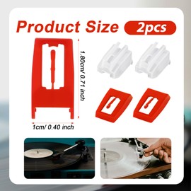 2pcs Record Player Needle, Turntable Replacement Stylus Diamond Stylus Needle Vinyl Record Player Stylus for Crosley NP1 & NP6, LPplayer Phonograph